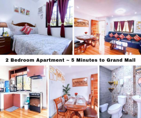 2 Bedroom Apartment ~ 5 Minutes to Grand Mall